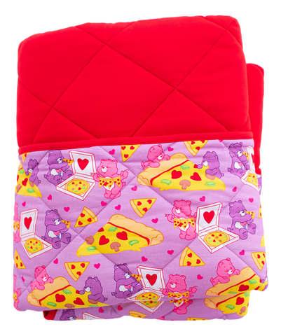 Care Bears™ Pizza Valentine Toddler Birdie Quilt- Final Sale