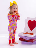 Care Bears™ Pizza Valentine Convertible Romper- Final Sale