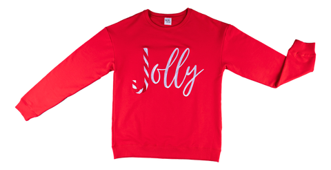 Adult Jolly Crewneck Sweatshirt- Final Sale