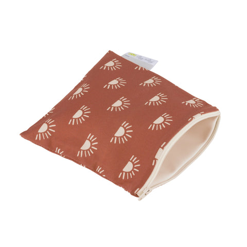 Kids Reusable Snack Bag- Terracotta Sun