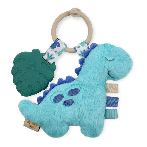 Itzy Pal Plush and Teether- Dino