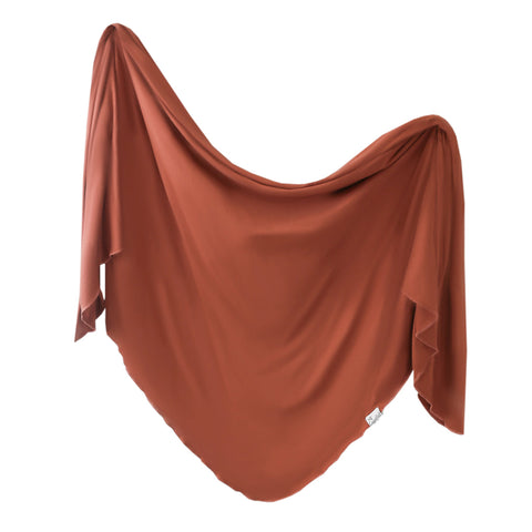 Copper Pearl Knit Swaddle Blanket- Moab