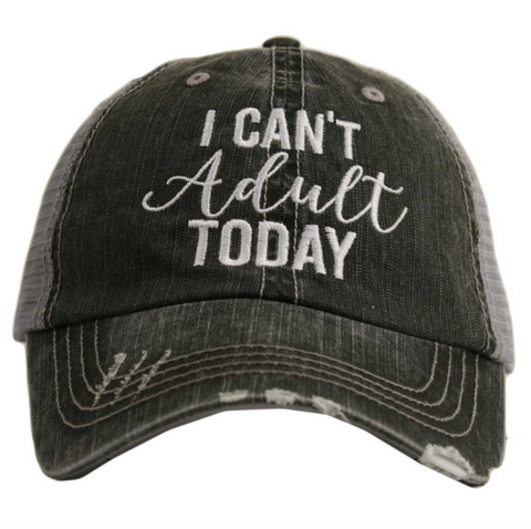 Women's Trucker Hat - I Can't Adult Today