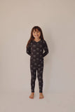 Charcoal & White FF Smile | Bamboo Two Piece Pajamas