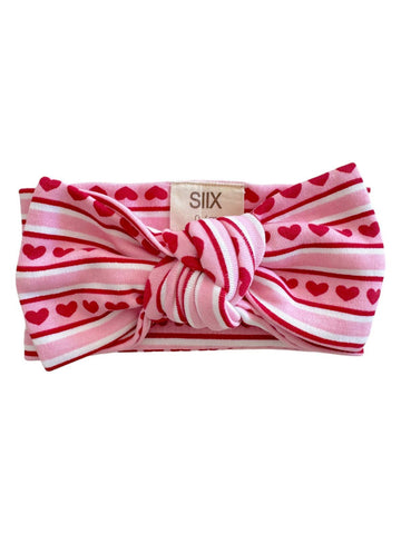 Valentine Stripe / Organic Bow