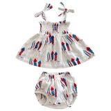 Firecrackers / Organic Smocked Set