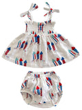 Firecrackers / Organic Smocked Set