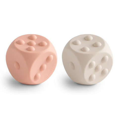 2-Pack Dice Press Toy - Blush/Shifting Sand