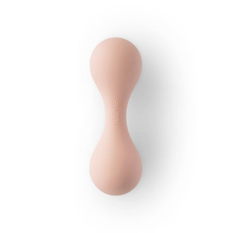 Silicone Baby Rattle Toy- Blush