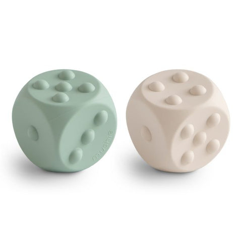 2-Pack Dice Press Toy - Cambridge Blue/Shifting Sand