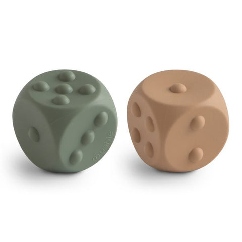 2-Pack Dice Press Toy - Dried Thyme/Natural