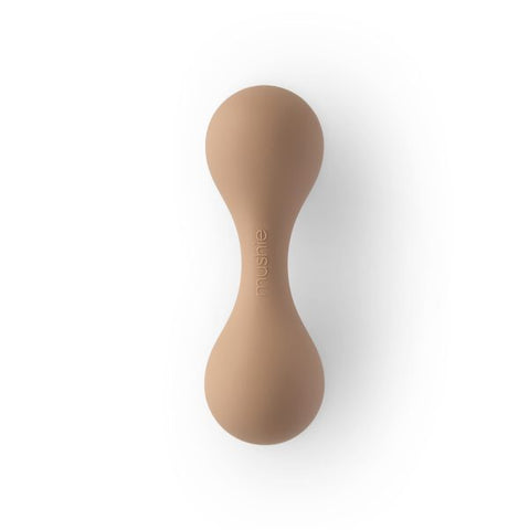 Silicone Baby Rattle Toy- Natural