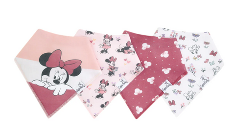 Minnie Mouse Bandana Bib Set