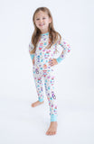 Fritz Long Sleeve Two Piece Pajama Set- Final Sale