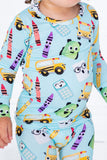 Albert Long Sleeve Two Piece Pajama Set- Final Sale