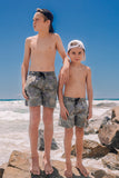 Kids Camo Swim Shorts