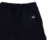 Jet Black Bamboo/Cotton Shorts