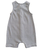 Black Stripe / Organic Ribbed Bay Shortie