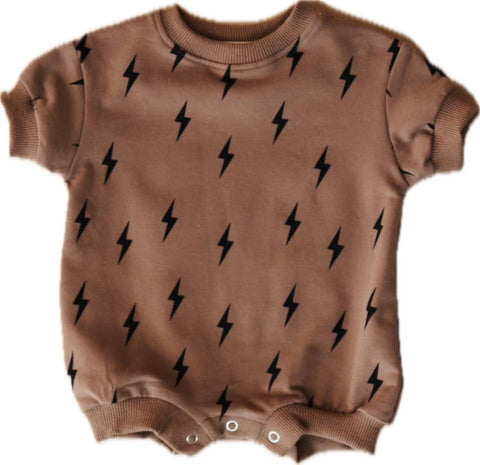 Lightning Bolt | Summer Sweatshirt Romper