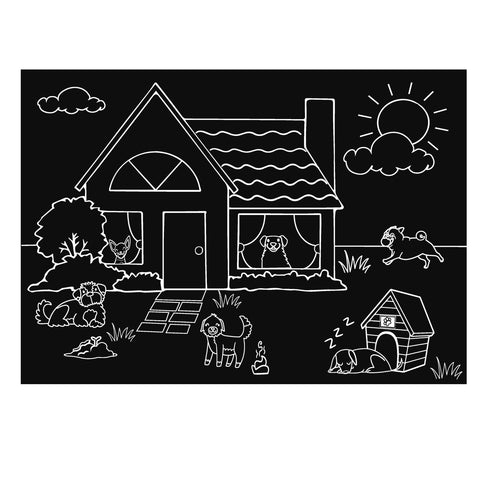 Chalkboard Placemat- Dog House