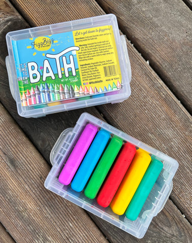 It's time to draw the bath! Bath Crayons