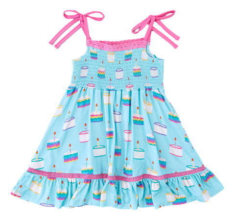 Harlow Smocked Birdie Dress