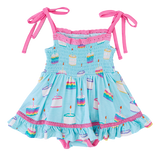 Harlow Smocked Birdie Twirl