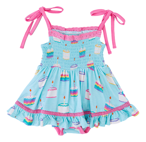 Harlow Smocked Birdie Twirl