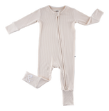 Ivory Ribbed Convertible Romper- Final Sale