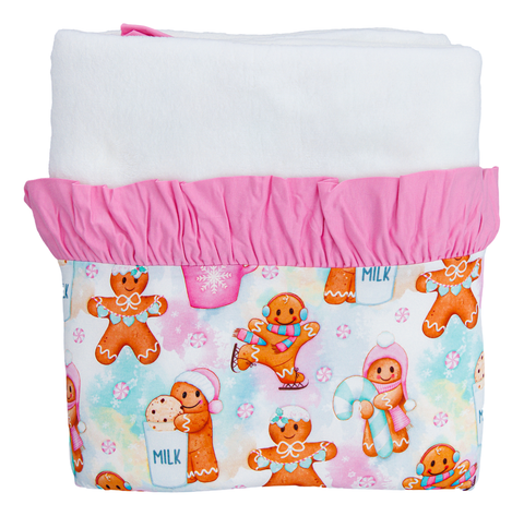 Meri Ruffle Birdie Plush Toddler Blanket