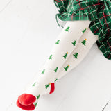 Christmas Trees Knit Tights