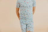 Trout Two Piece Short Sleeve Pajama Set