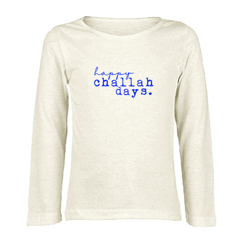 Tenth and Pine Long Sleeve Tee-  Happy Challah Days