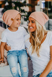 Beau Hudson Musk Pink Knit Beanie- FINAL SALE