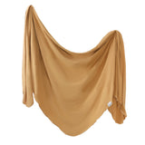 Copper Pearl Knit Swaddle Blanket- Dune