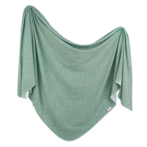 Copper Pearl Knit Swaddle Blanket- Emerson