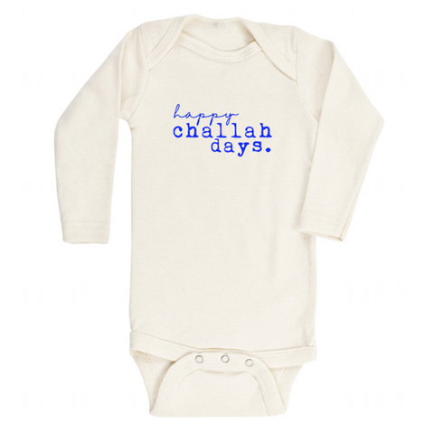 Tenth and Pine Long Sleeve Bodysuit-  Happy Challah Days