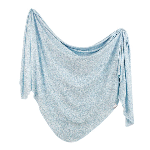 Copper Pearl Knit Swaddle Blanket-Lennon