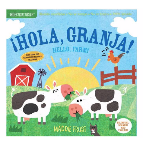 Indestructible Book - Hola Granja ( hello farm)