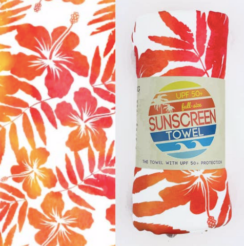 UPF 50+ Suncreen Towel -  Tropical Breeze