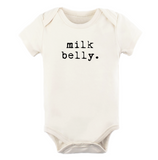Tenth and Pine Short Sleeve Bodysuit- Milk Belly