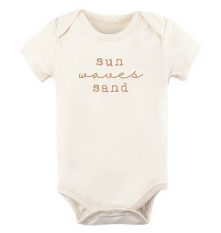 Tenth and Pine Short Sleeve Bodysuit- Sun Sand and Waves