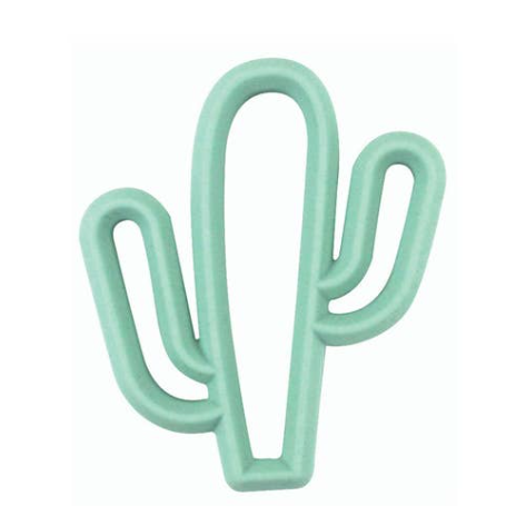 Itzy Ritzy Chew Crew Silicone Teether- Cactus