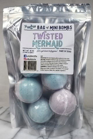 Fizz Bizz Mini Bombs- Twisted Mermaid