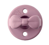 Itzy Ritzy Sweetie Soother Pacifier Set- Lilac and Orchid Bows