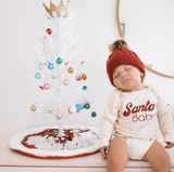 Tenth and Pine Long Sleeve Bodysuit-  Santa Baby