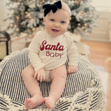 Tenth and Pine Long Sleeve Bodysuit-  Santa Baby