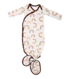 Newborn Knotted Gown- Kona
