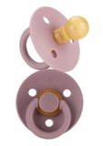 Itzy Soother Natural Pacifier Set- Orchid/Lilac