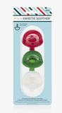Sweetie Soother™ Cable Pacifier Set of 3 Holiday
